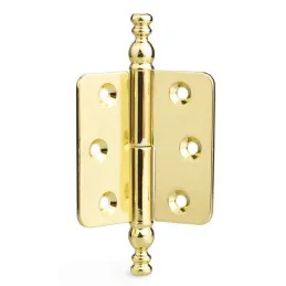 Cerniera decorativa a farfalla 78 mm / Dorato lucido