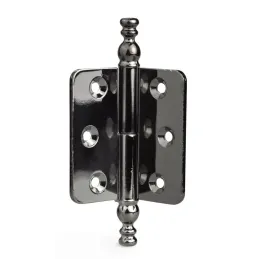 Cerniera decorativa a T 78 mm / Nero lucido