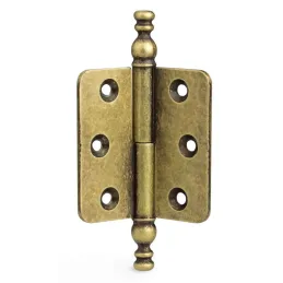 Cerniera decorativa a farfalla 78 mm / Ottone anticato
