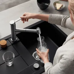 Lavello in ceramica Blanco METRA 5 S / Tartufo