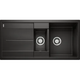 Lavello in gres Blanco METRA 6 S / Nero