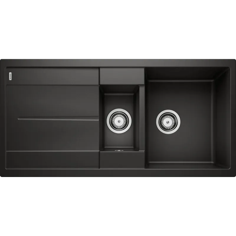 Lavello in gres Blanco METRA 6 S / Nero