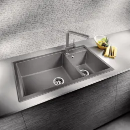 Lavello in gres Blanco METRA 9 / Grigio vulcano