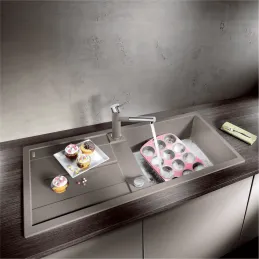 Lavello in gres Blanco METRA XL 6 S / Tartufo