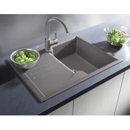 Miscelatore Blanco MIDA Silgranit / Grigio vulcano