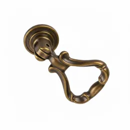 Pomello rustico CORTINA / Ottone anticato