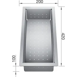 Vasca in acciaio inox Blanco per lavello ZEROX