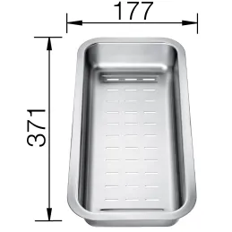 Ciotola in acciaio inox Blanco per lavello DALAGO 45,5,6