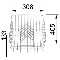 Cestello multifunzione per lavello Blanco