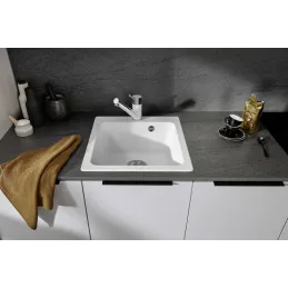 Lavello in gres Blanco NAYA 45 / Grigio vulcano