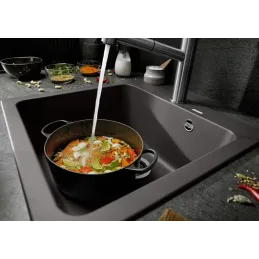Lavello in gres Blanco NAYA 5 / Grigio vulcano