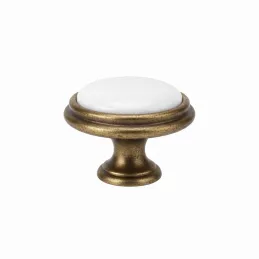 Pomello FRESNO / Ottone anticato
