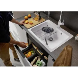 Lavello in gres Blanco NAYA 6 / Bianco