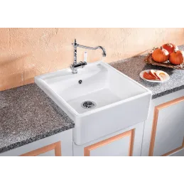 Lavello in ceramica Blanco PANOR 60 / senza comando eccentrico