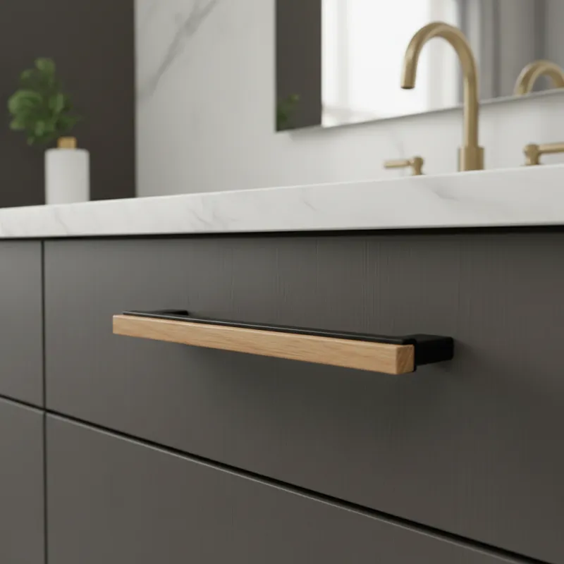 Maniglia ISABEL / Nera - rovere verniciato