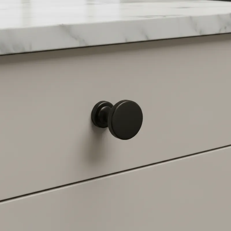 Pomello DOMINICA MAXI / Nero opaco