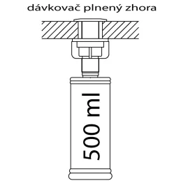 Dosatore di sapone Blanco PIONA / Cromo lucido