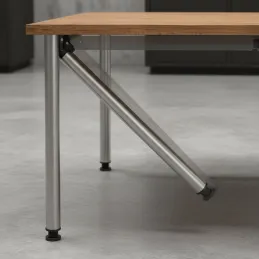 Gamba da tavolo pieghevole FOX / Acciaio inox