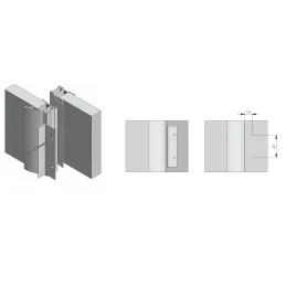 Serratura per porte scorrevoli SAFE / Alluminio