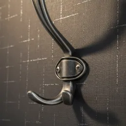 Appendiabiti rustico VATERLO XL / Argento anticato