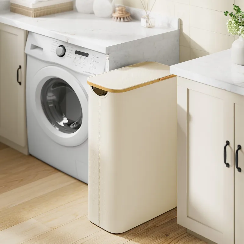 Cesto portabiancheria SOFT 60L / Bianco
