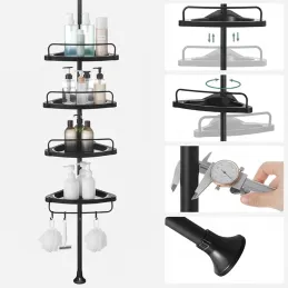 Mensola angolare da bagno REGALO SPA / Nera