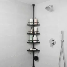 Mensola angolare da bagno REGALO SPA / Nera