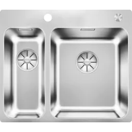 Lavello in acciaio inox Blanco SOLIS 500-IF/A / PushControl
