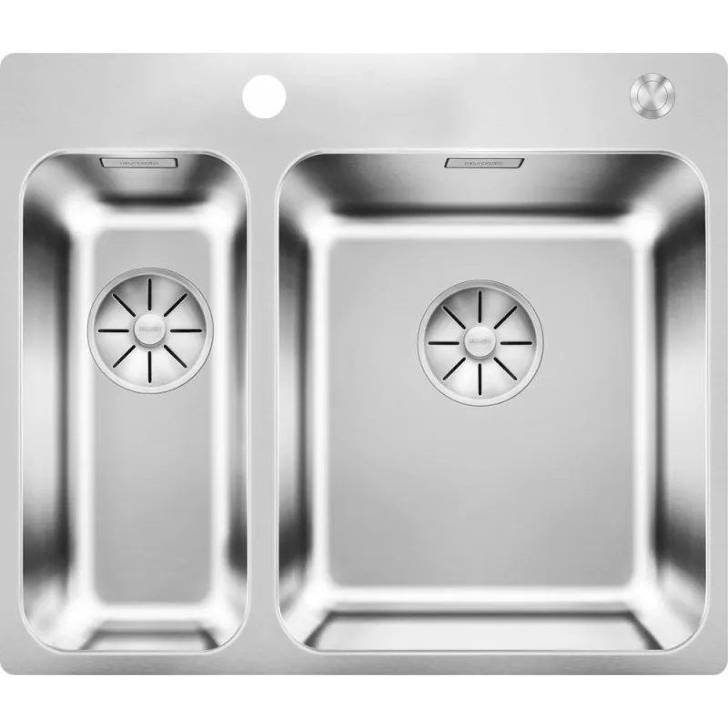 Lavello in acciaio inox Blanco SOLIS 500-IF/A / PushControl