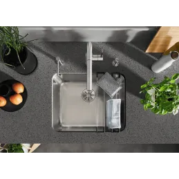 Lavello in acciaio inox Blanco SOLIS 450-U