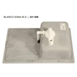 Lavello in gres Blanco ZIA 8 S