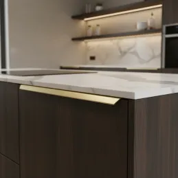 Maniglia per bordo anta MAURA / Oro spazzolato