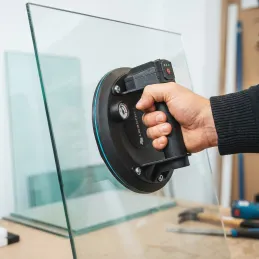 Ventosa a batteria HOGERT con manometro