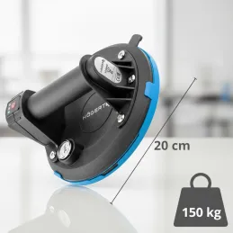 Ventosa a batteria HOGERT con manometro