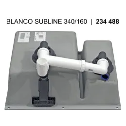 Lavello in gres Blanco SUBLINE 340 / 160 U / sinistro