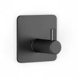 Set di 4 ganci adesivi SINO / Nero opaco
