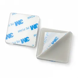 Set di 4 ganci adesivi SINO / Nero opaco