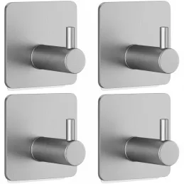 Set di 4 ganci adesivi SINO / Acciaio inox