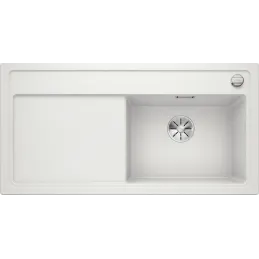 Lavello in gres Blanco ZENAR XL 6 S / con comando remoto dello scarico / vasca a destra