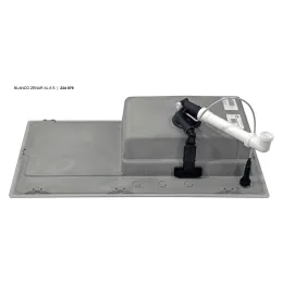 Lavello in ceramica Blanco ZENAR XL 6 S / con comando remoto dello scarico / destro