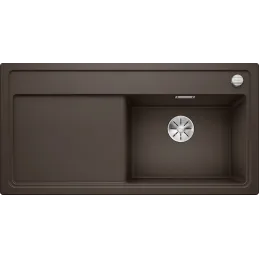 Lavello in ceramica Blanco ZENAR XL 6 S / con comando remoto dello scarico / destro