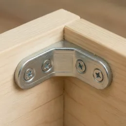 Angolare di giunzione 50 x 50 mm / Nichel