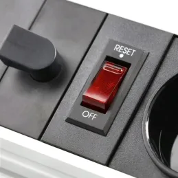 Presa estraibile LEGIA SCHUKO 2x230V + USB A-C + luce / Bianco opaco