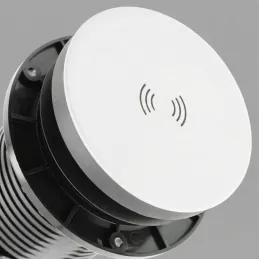 Presa estraibile LEGIA SCHUKO 2x230V + USB A-C + luce / Bianco opaco