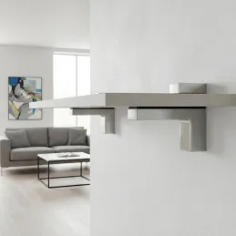 Supporto per mensola QUADRO / Acciaio inox