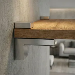 Supporto per mensola QUADRO / Acciaio inox