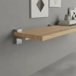Supporto per mensola QUADRO / Acciaio inox