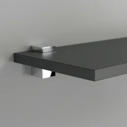 Supporto per mensola QUADRO Mini / Cromo lucido