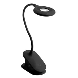 Lampada da tavolo a LED con fissaggio al tavolo, 4W ALBO / Nera