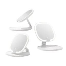 Specchio cosmetico con luce LED LIANO / Bianco